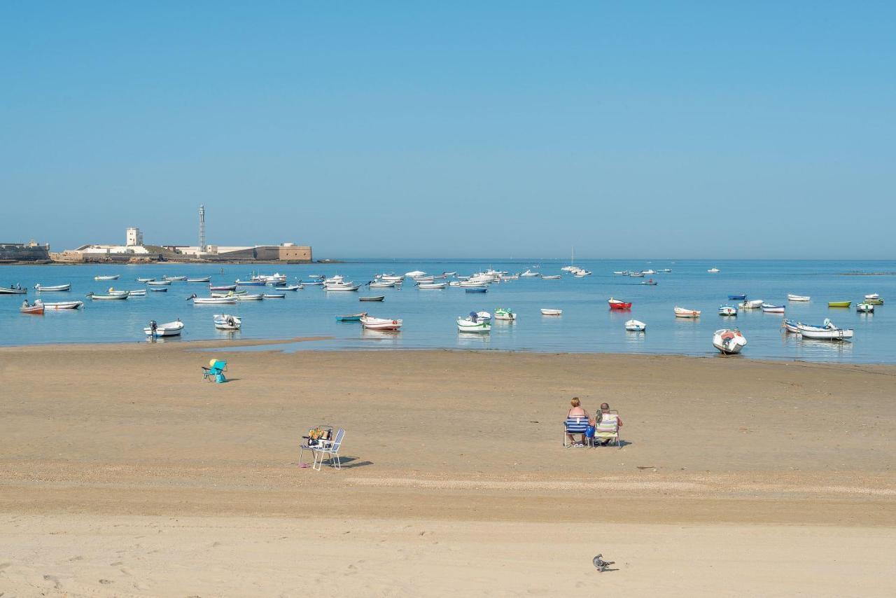 Apto Argueelles Vistas A La Bahia Cádiz Eksteriør billede
